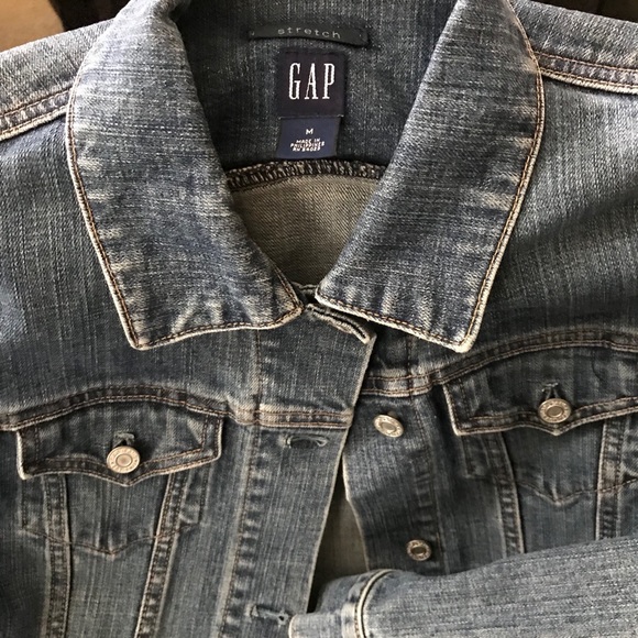 Hand-painted distressed denim jacket - Picture 2 of 3